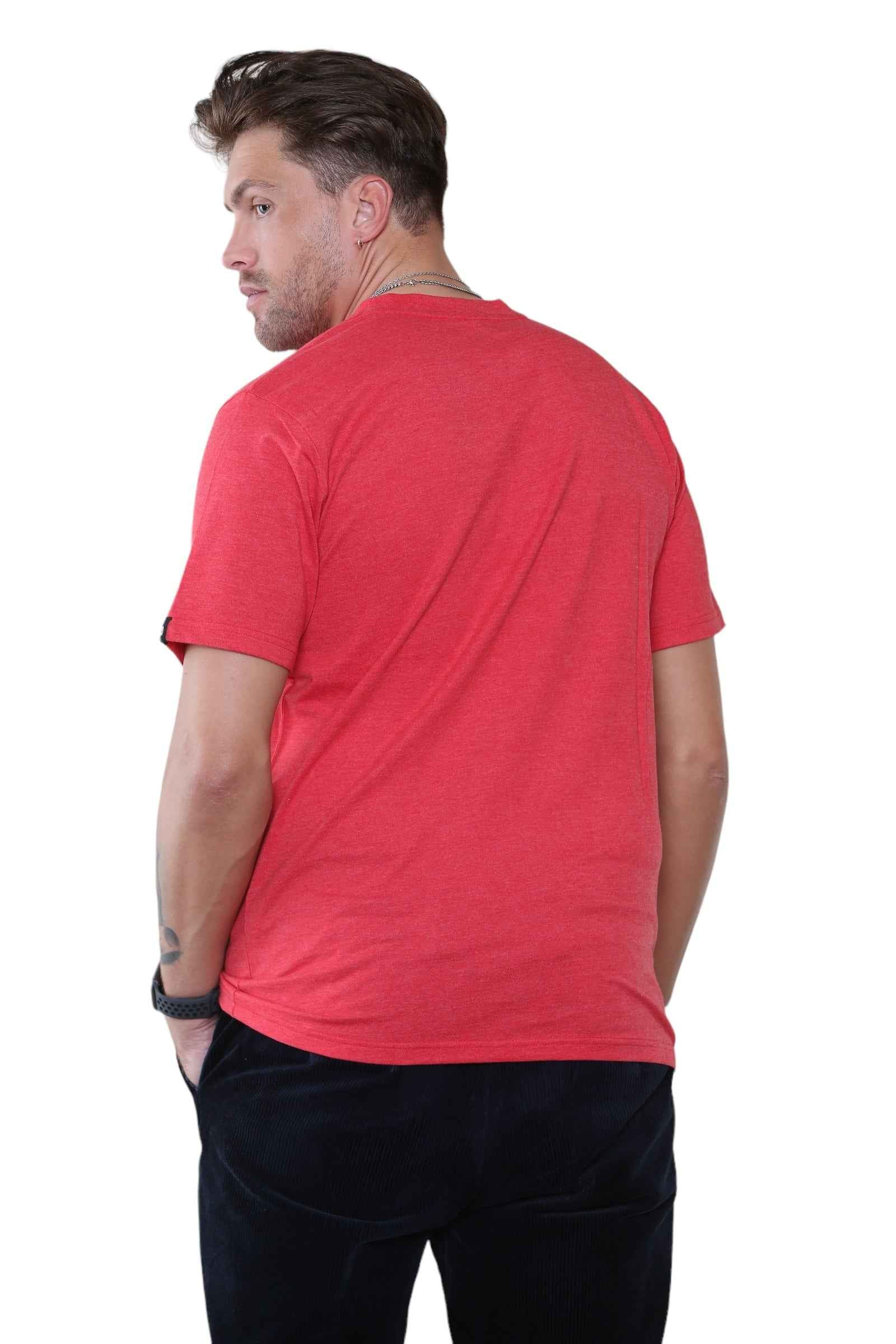 Pack of 5 Men's Henley Shirt Tee Top Plain V Neck Half Sleeves