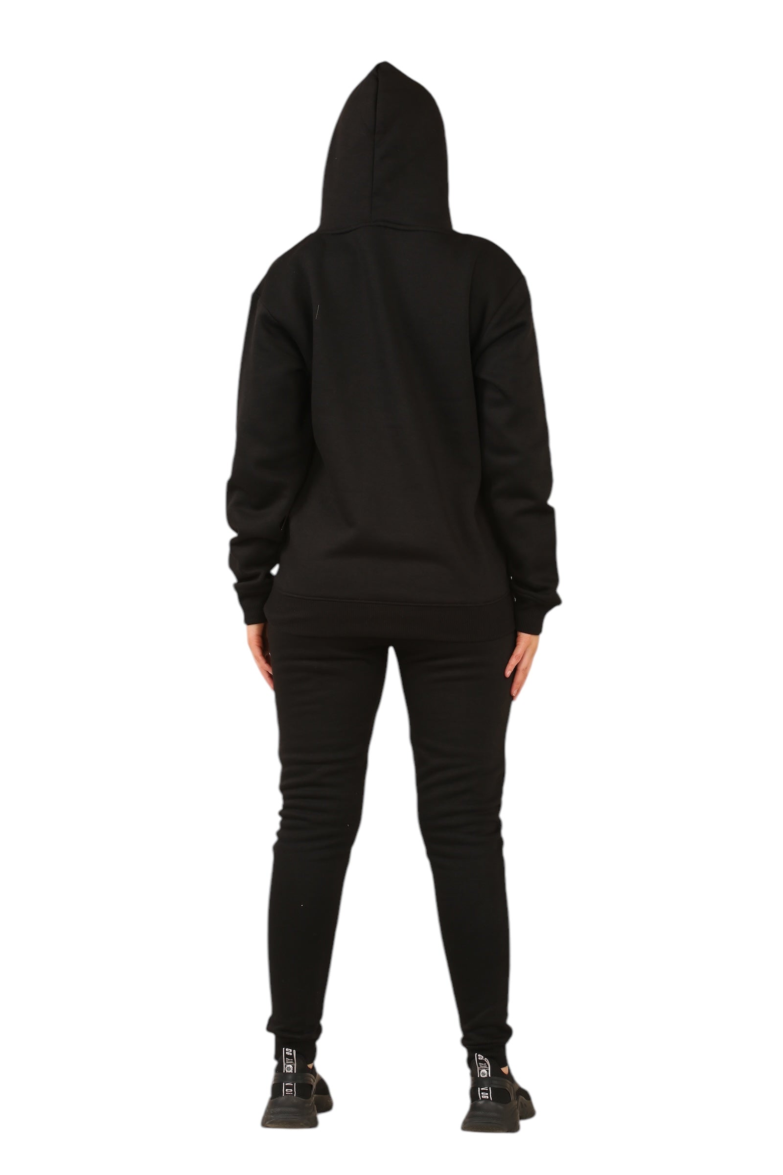Ladies Hoodie Set - 2PC Ladies Hoodie Top & Drawstring Bottom - Track N Trend