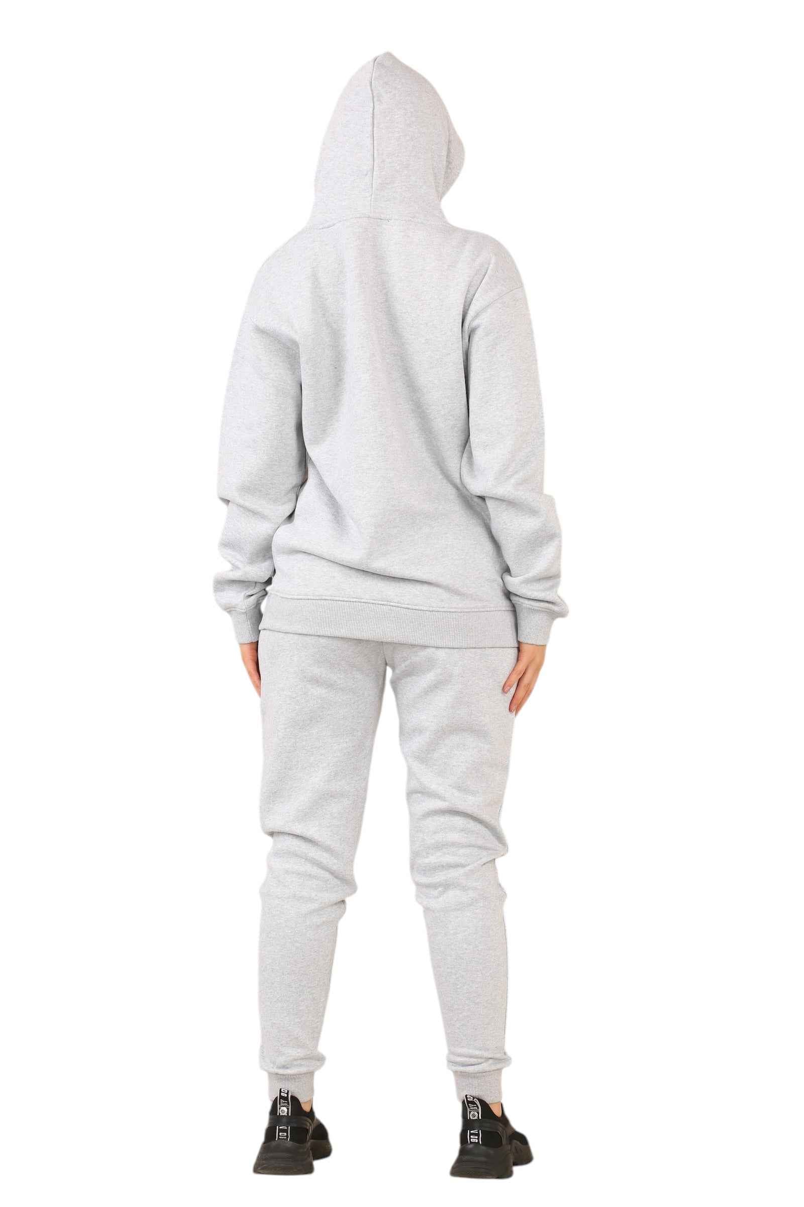 Ladies Hoodie Set - 2PC Ladies Hoodie Top & Drawstring Bottom