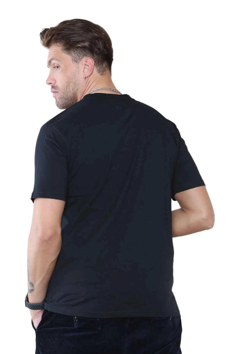 Pack of 4 Organic Cotton Men's V Neck T-Shirts