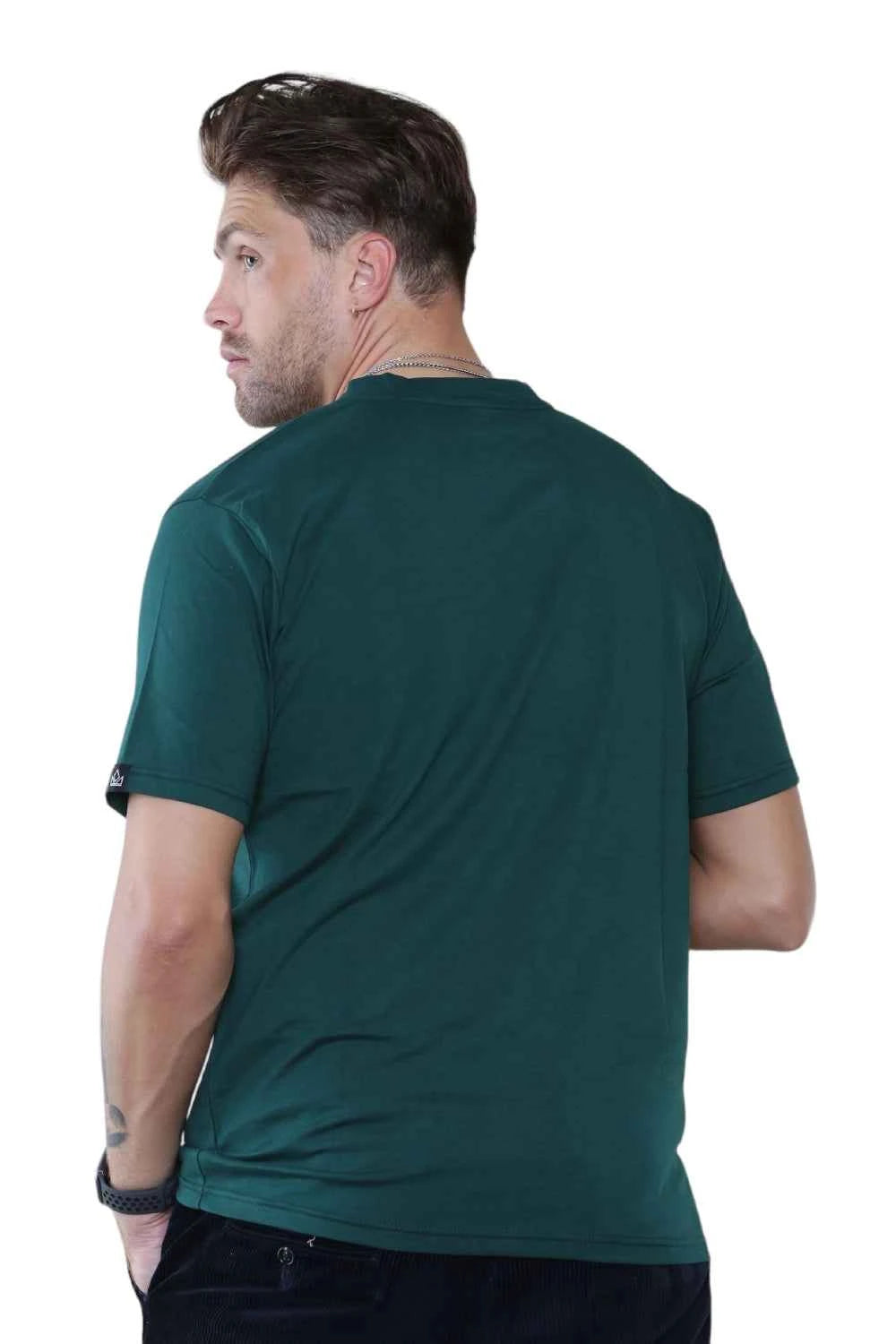 Pack of 4 Organic Cotton Men's V Neck T-Shirts