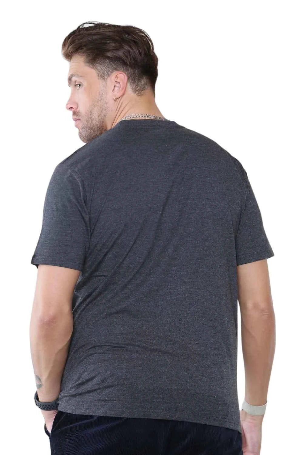 Pack of 5 Crew Neck Half Sleeves Mens Tshirts