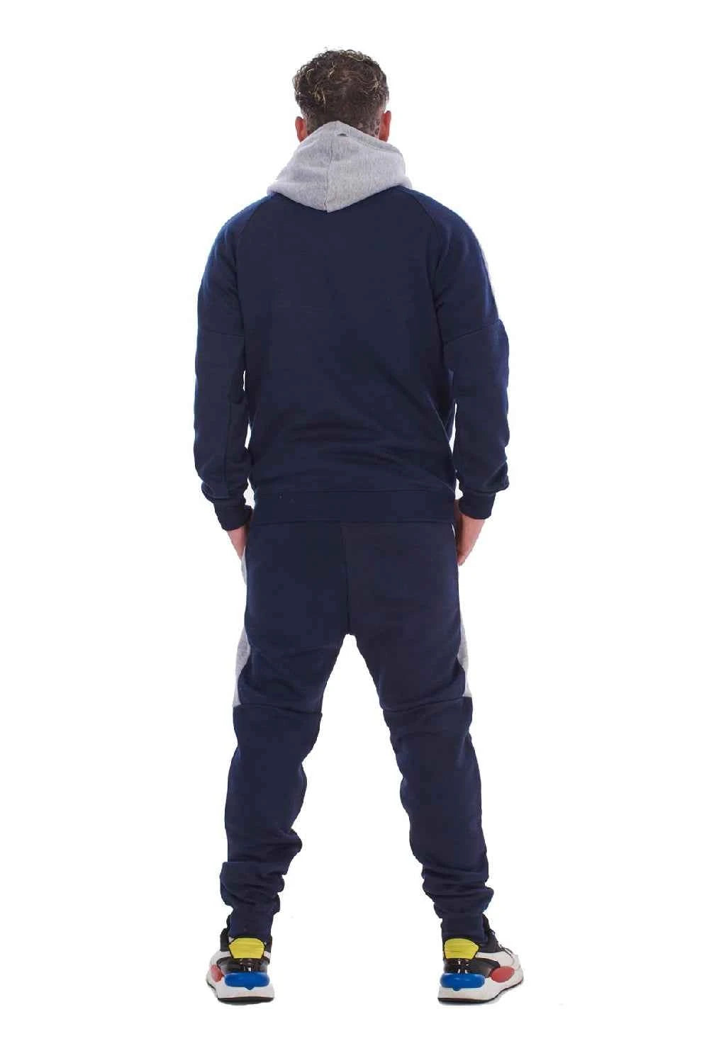 Mens Hooded Panelled Tracksuits