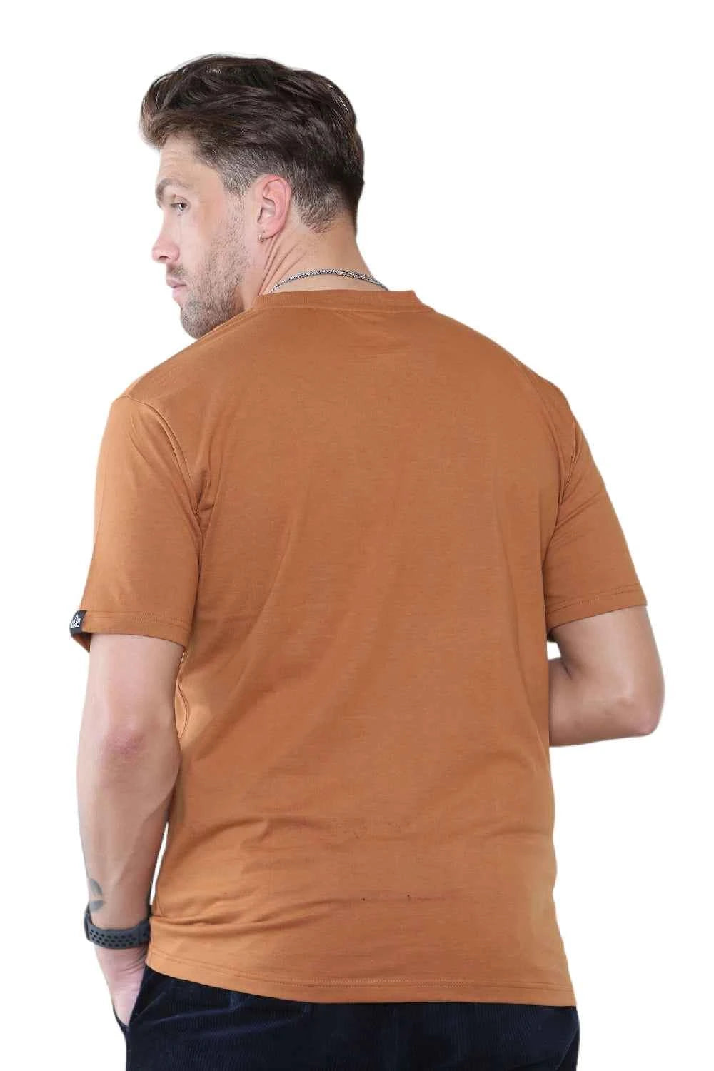 Pack of 4 Organic Cotton Men's V Neck T-Shirts