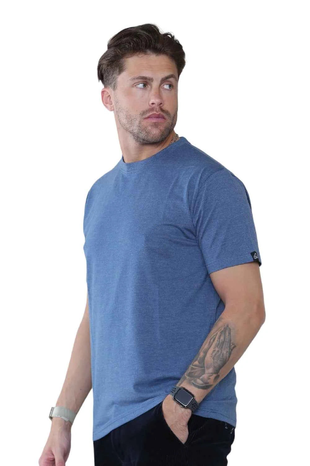 Pack of 5 Crew Neck Half Sleeves Mens Tshirts
