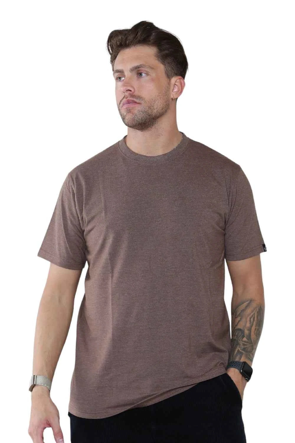 Pack of 5 Crew Neck Half Sleeves Mens Tshirts