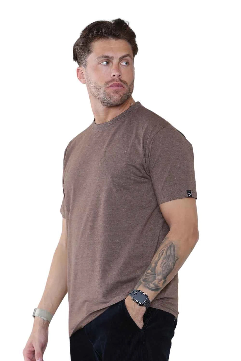 Pack of 5 Crew Neck Half Sleeves Mens Tshirts