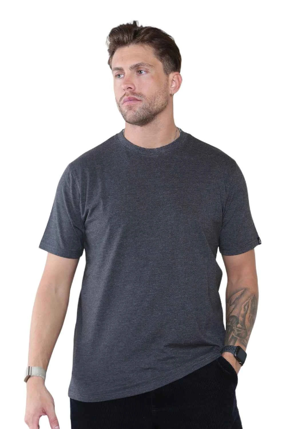 Pack of 5 Crew Neck Half Sleeves Mens Tshirts