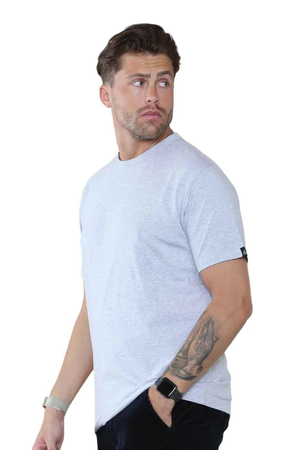 Pack of 5 Crew Neck Half Sleeves Mens Tshirts
