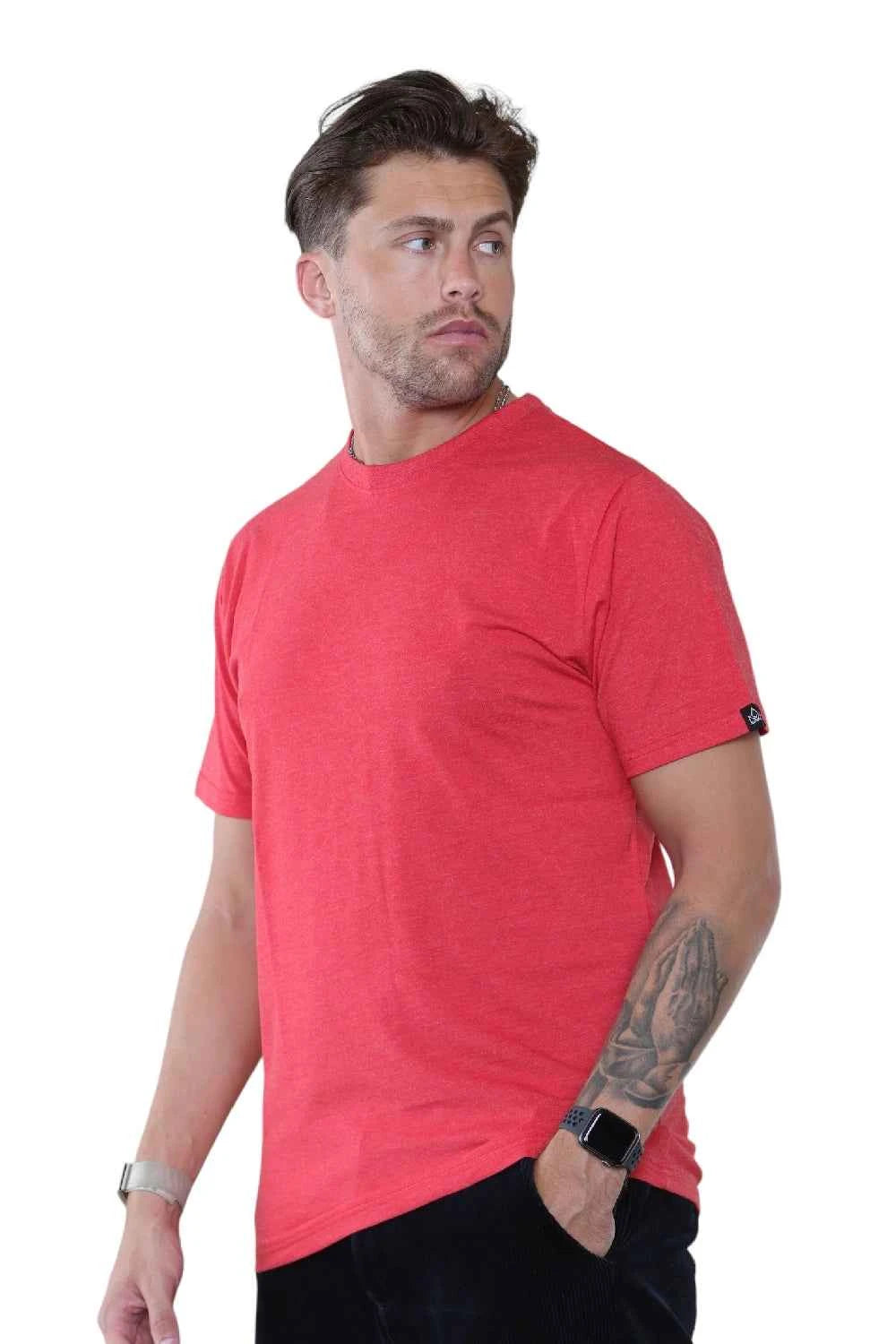 Pack of 5 Crew Neck Half Sleeves Mens Tshirts