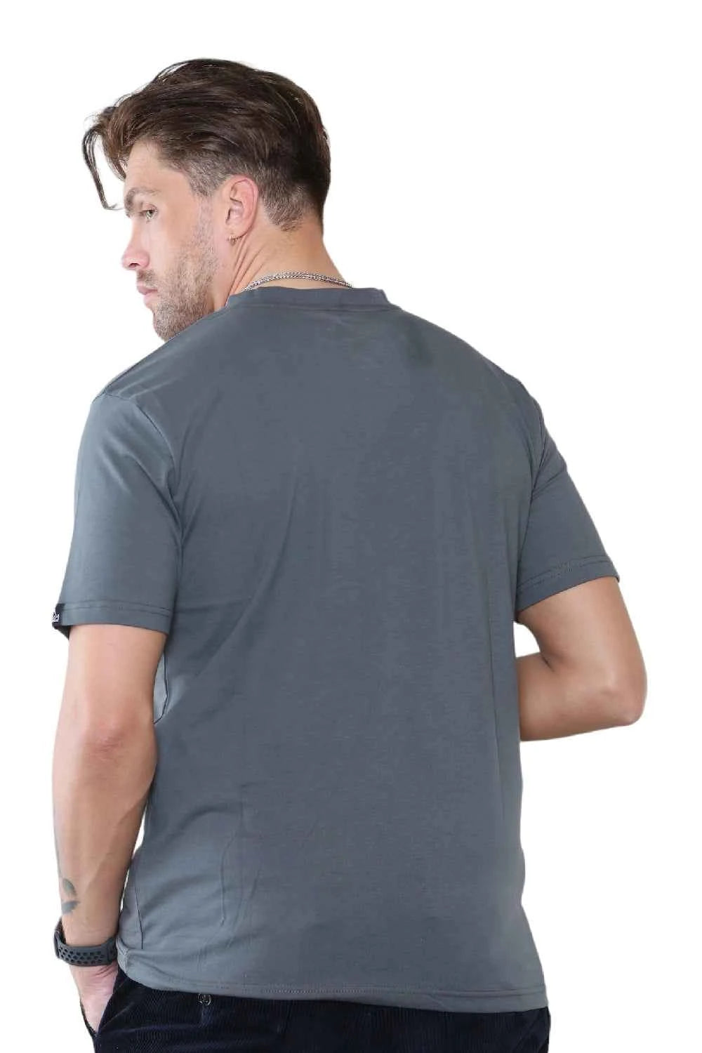 Pack of 4 Organic Cotton Men's V Neck T-Shirts