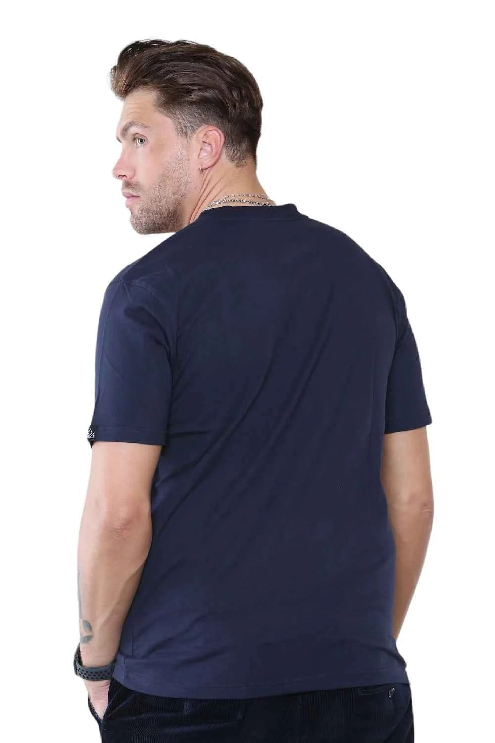 Pack of 4 Organic Cotton Men's V Neck T-Shirts