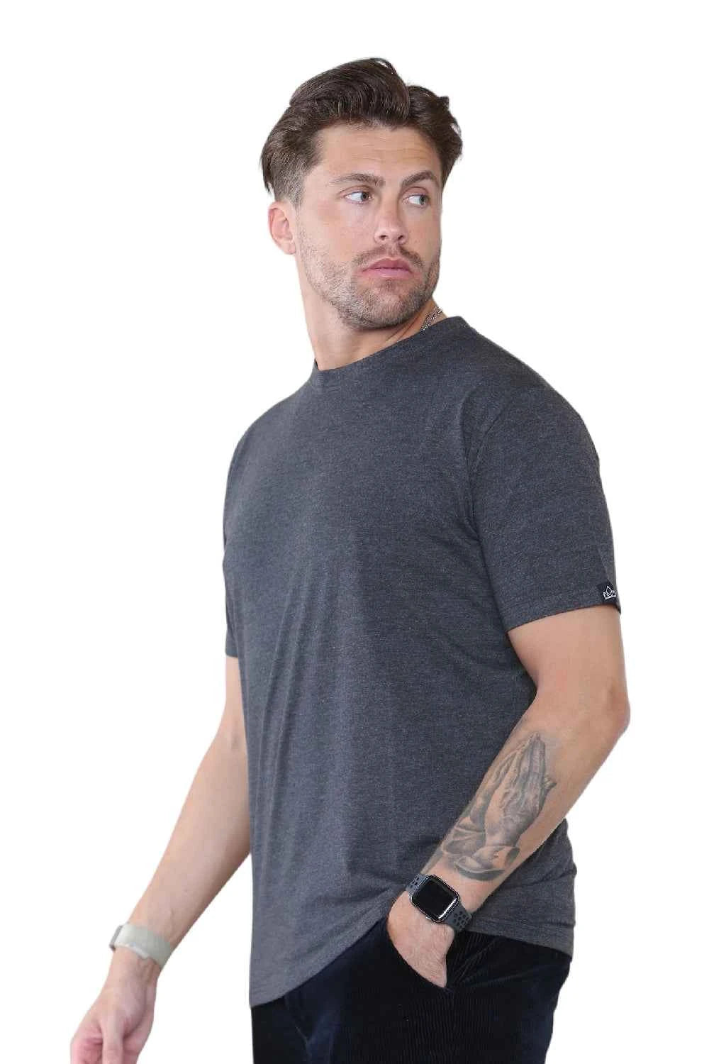 Pack of 5 Crew Neck Half Sleeves Mens Tshirts