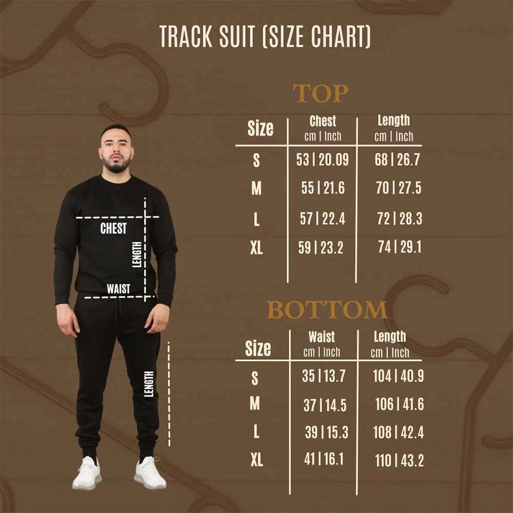 Men's 2pcs Solid Jogger Set Drawstring Waist Pants & Sweatshirt