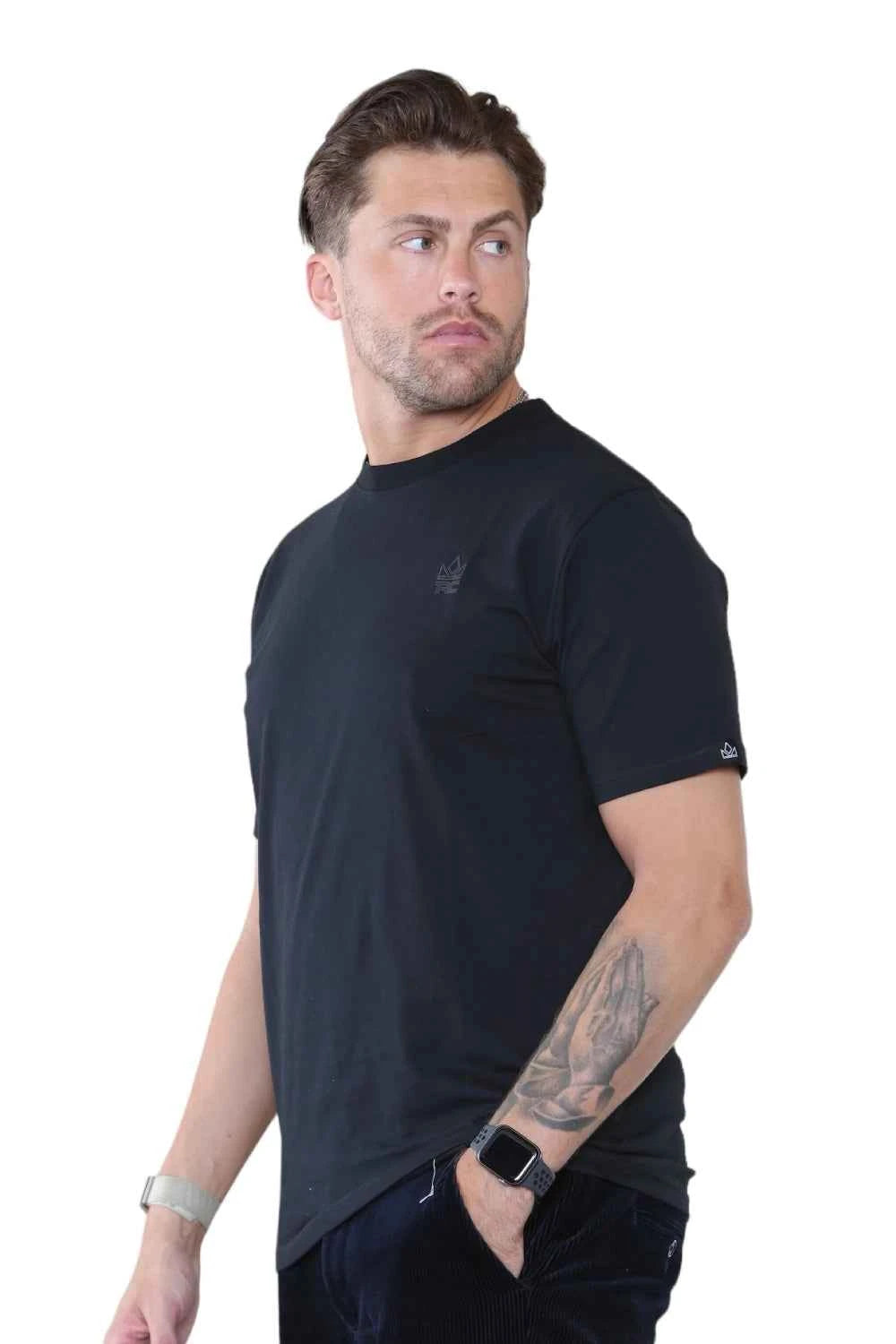 Pack of 4 Organic Cotton Men's Round Neck T-Shirts