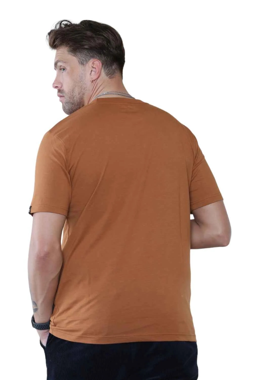 Pack of 4 Organic Cotton Men's Round Neck T-Shirts