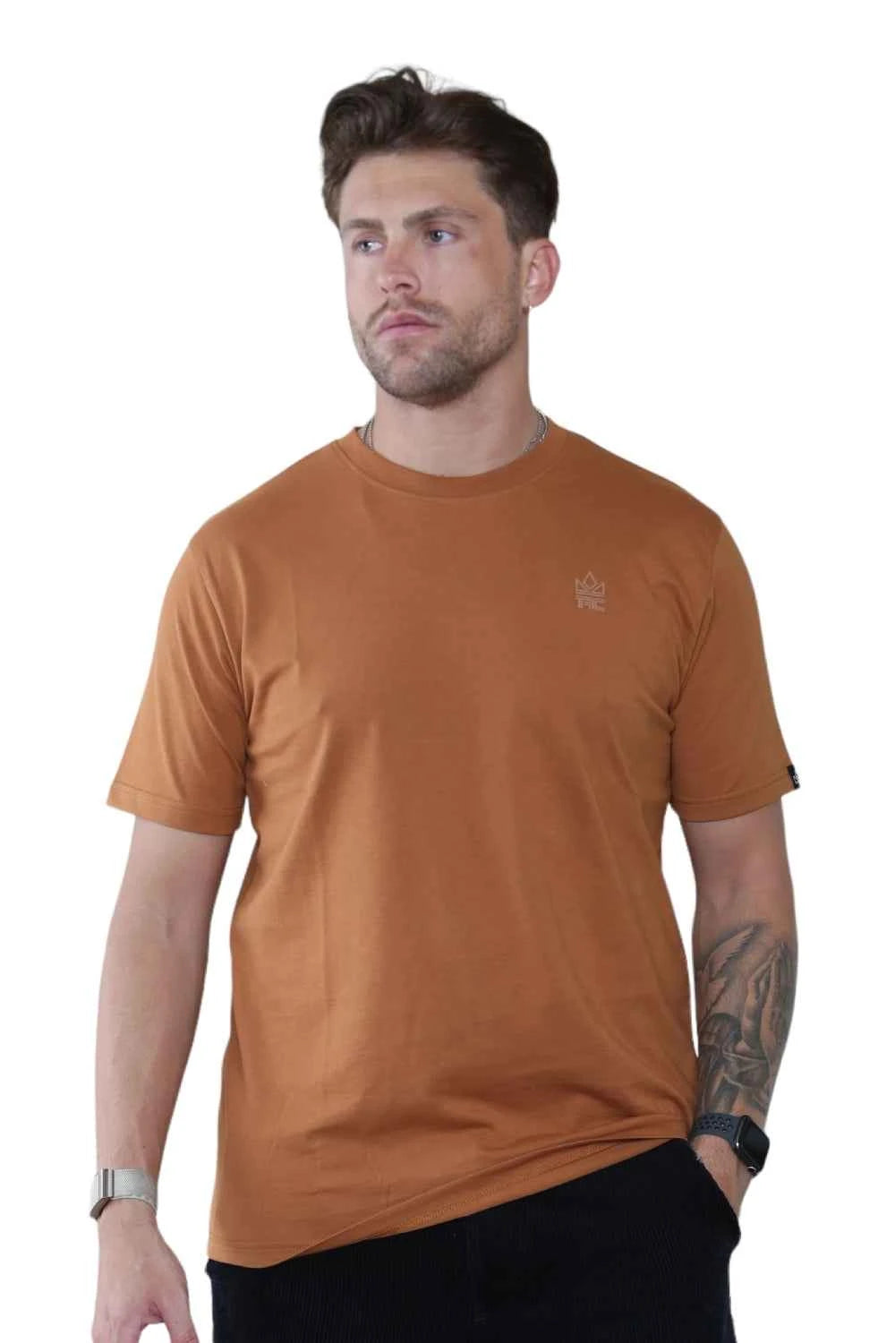 Pack of 4 Organic Cotton Men's Round Neck T-Shirts