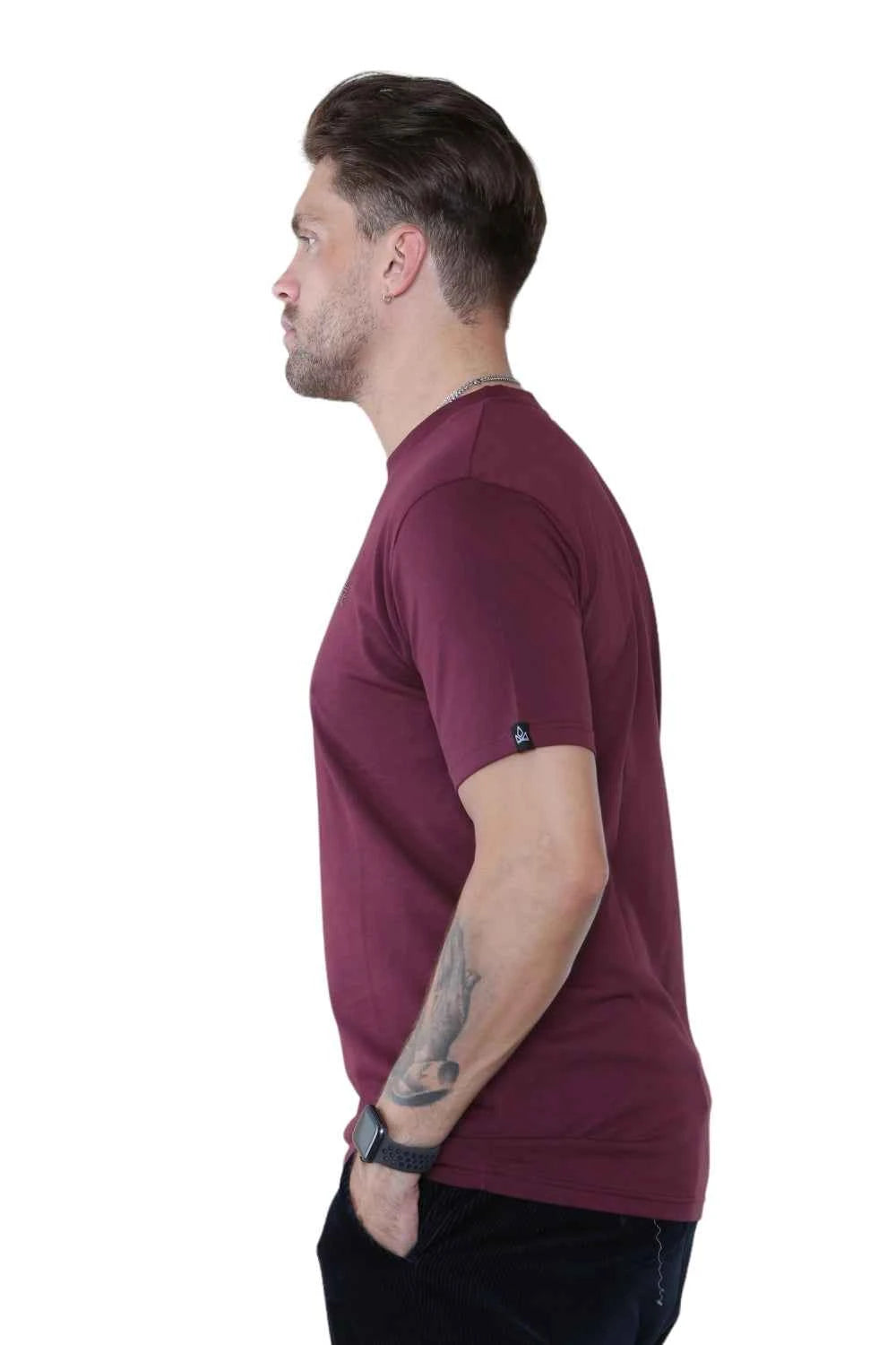Pack of 4 Organic Cotton Men's Round Neck T-Shirts