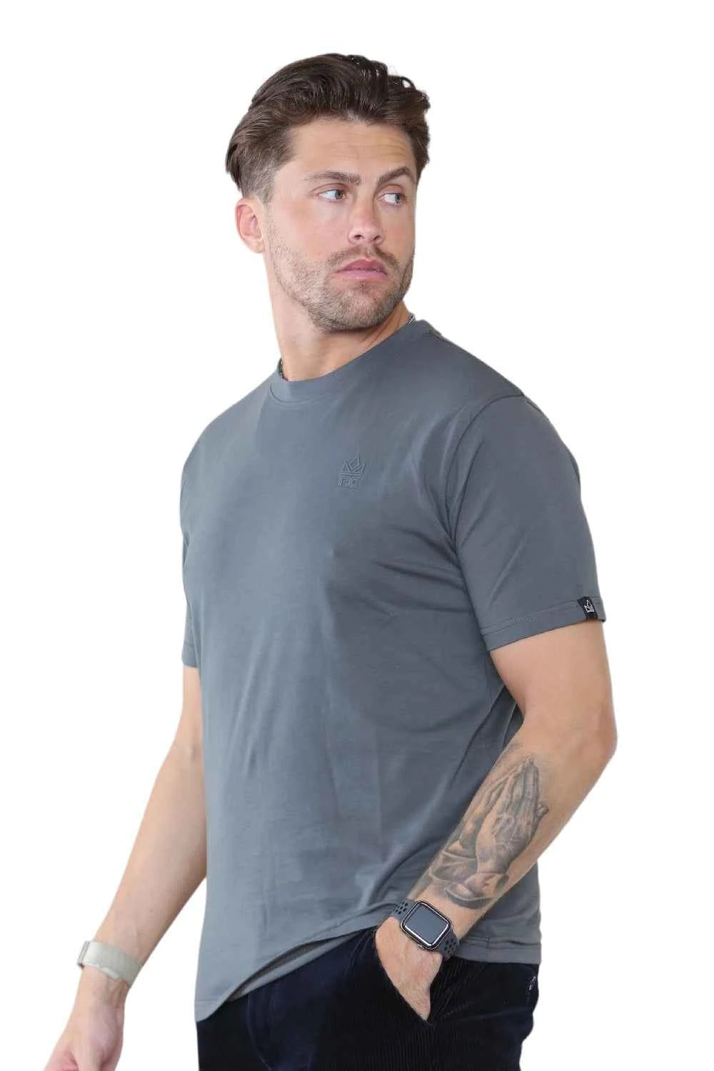 Pack of 4 Organic Cotton Men's Round Neck T-Shirts