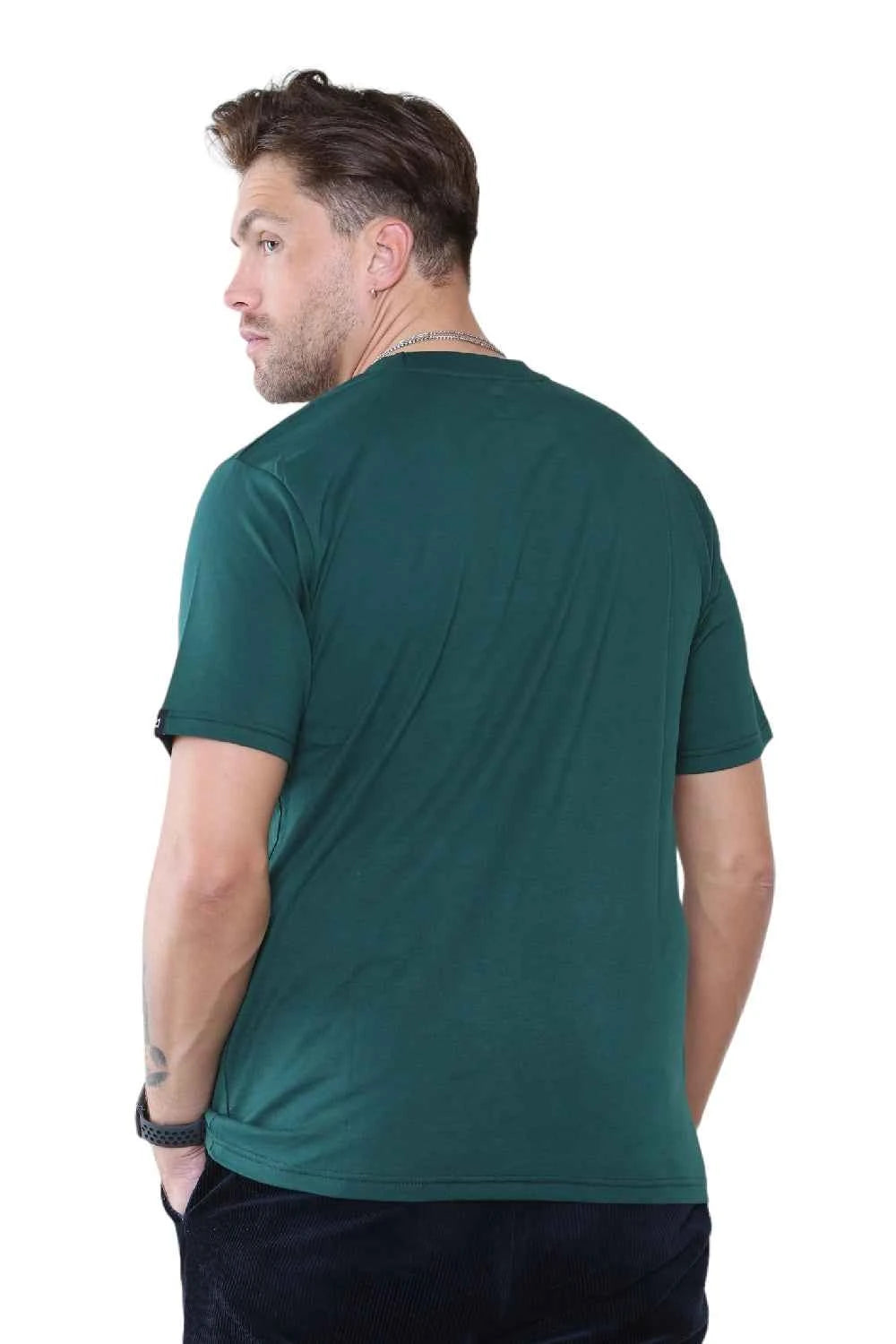 Pack of 4 Organic Cotton Men's Round Neck T-Shirts
