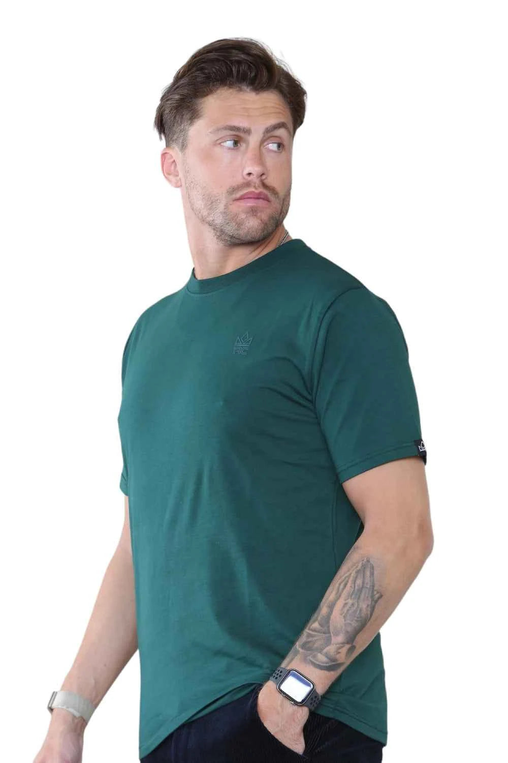 Pack of 4 Organic Cotton Men's Round Neck T-Shirts