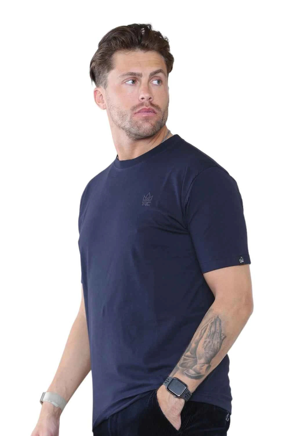 Pack of 4 Organic Cotton Men's Round Neck T-Shirts