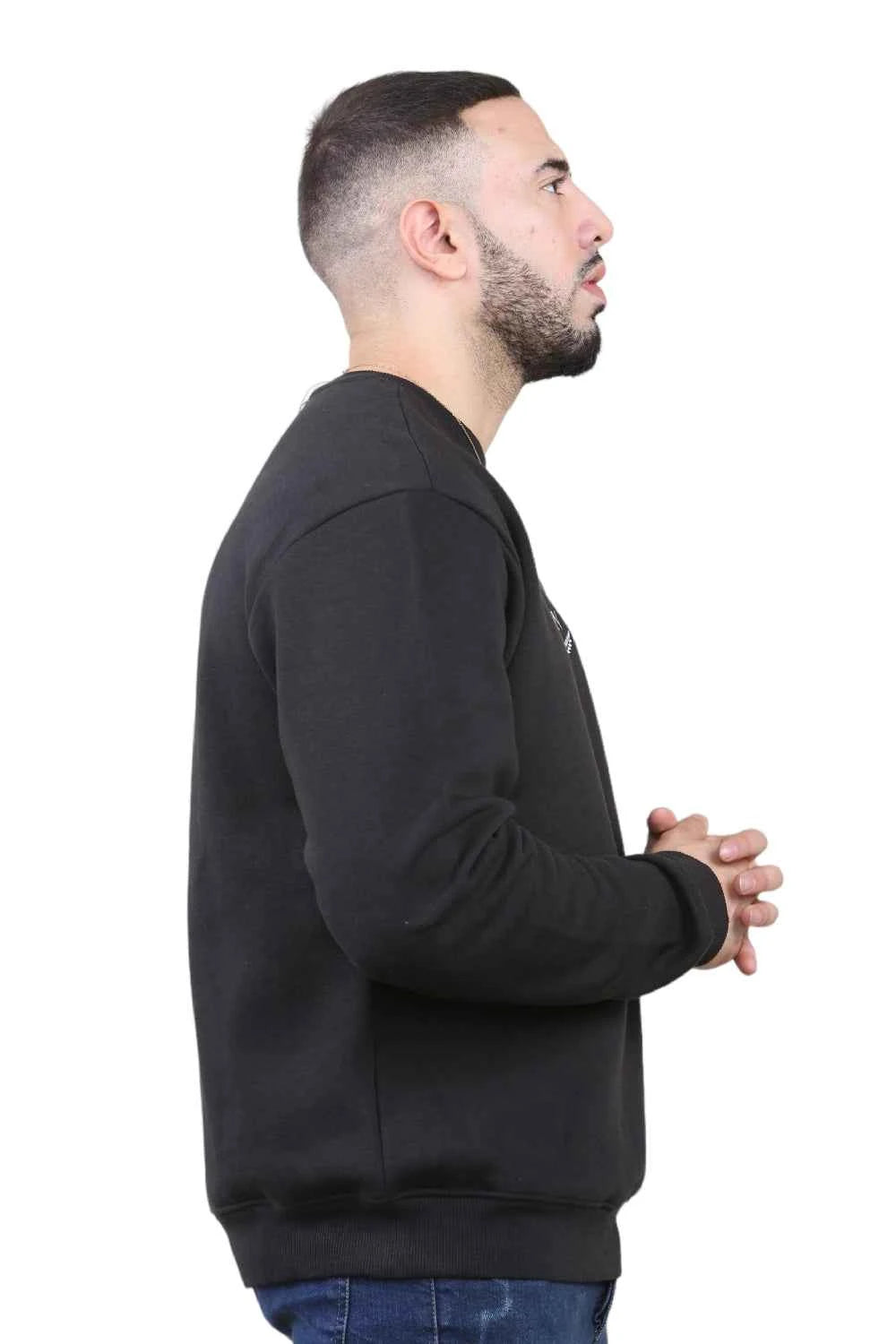 Unisex Loose Graphic Print Round Neck Longsleeves Sweatshirt