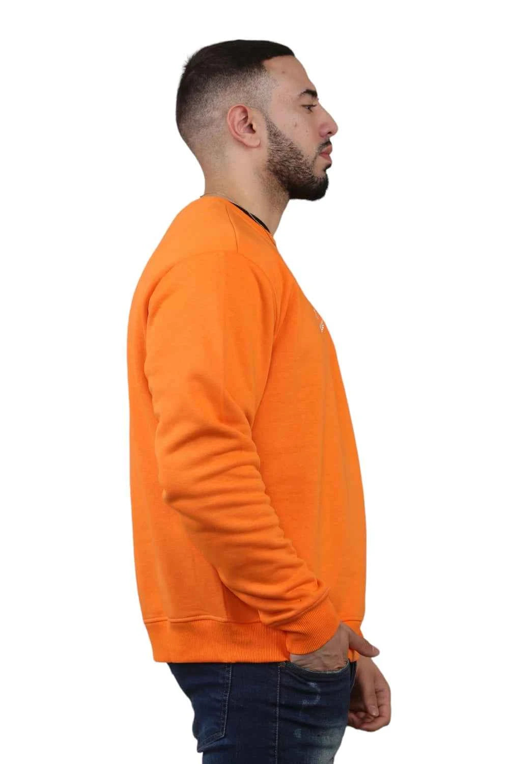 Unisex Loose Graphic Print Round Neck Longsleeves Sweatshirt