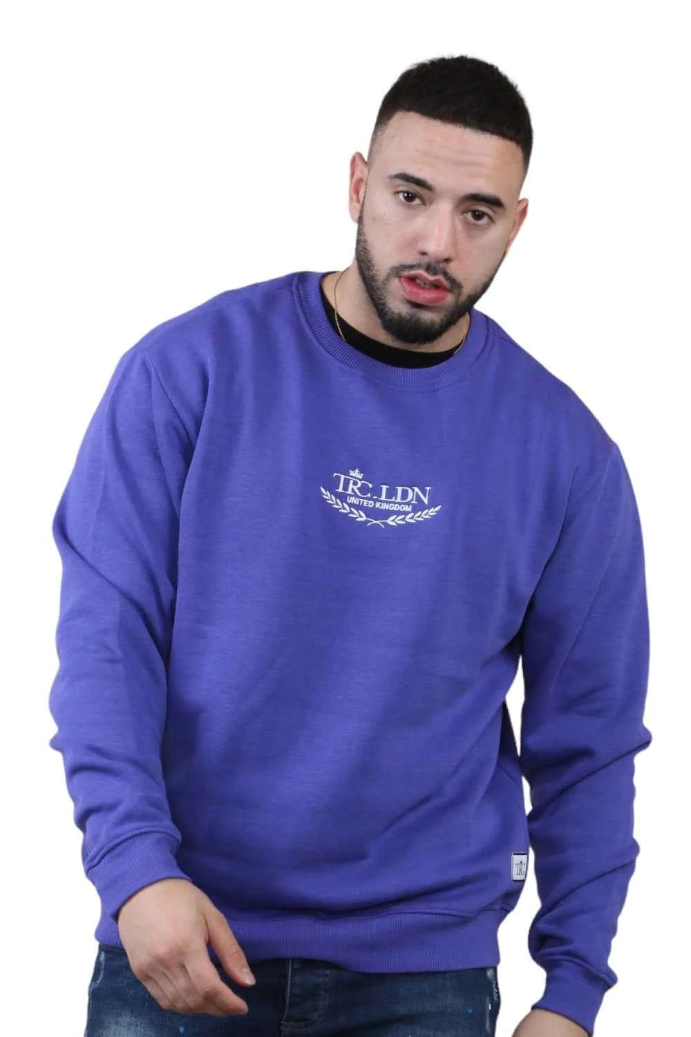 Unisex Loose Graphic Print Round Neck Longsleeves Sweatshirt