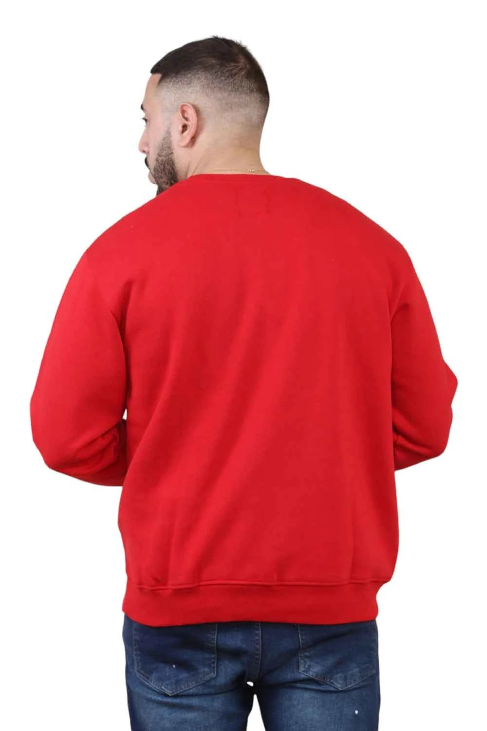 Unisex Loose Graphic Print Round Neck Longsleeves Sweatshirt