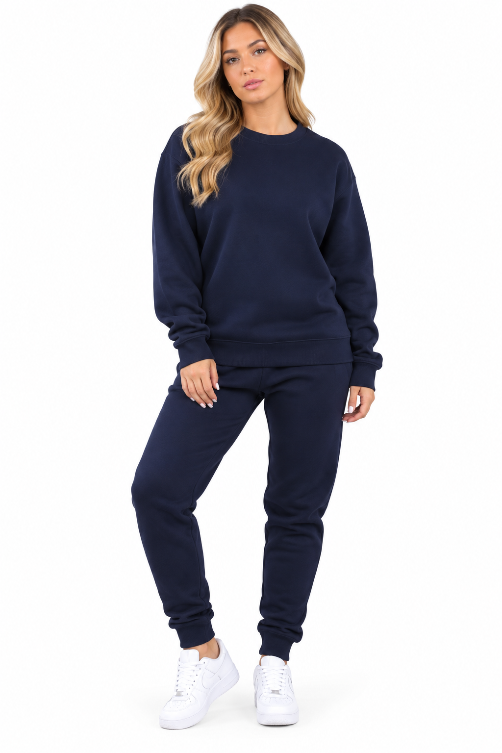 Wholesale Women's Crew Neck Sweatshirt & Jogger Sets | Pack of 7