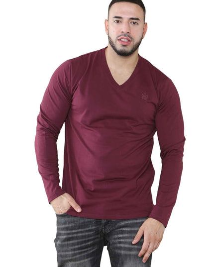 Pack of 3 Men's V Neck Full Sleeve T-Shirts