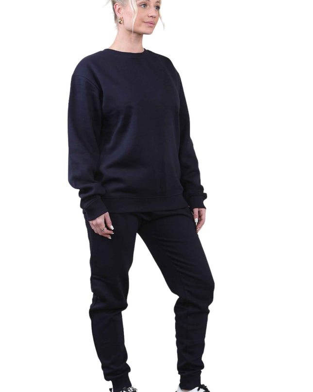 Ladies Tracksuit - 2PC Ladies Sweat Shirt Top & Drawstring Bottom