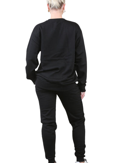 Ladies Tracksuit - 2PC Ladies Sweat Shirt Top & Drawstring Bottom - Track N Trend