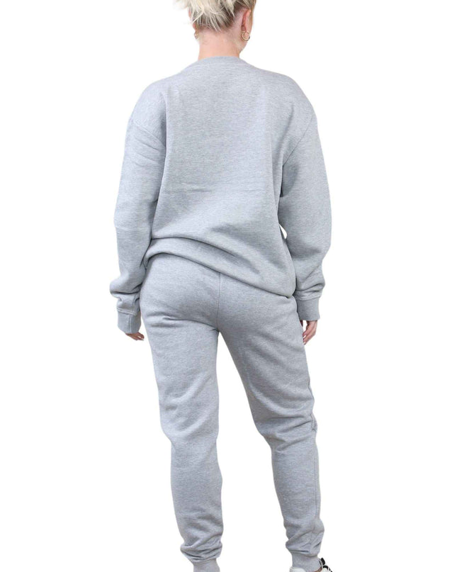 Ladies Tracksuit - 2PC Ladies Sweat Shirt Top & Drawstring Bottom