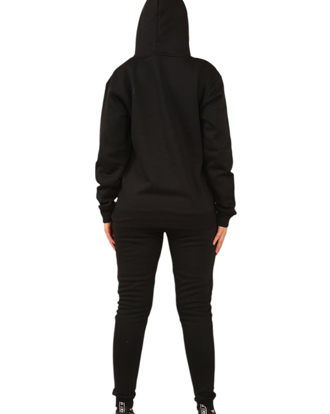 Ladies Hoodie Set - 2PC Ladies Hoodie Top & Drawstring Bottom - Track N Trend