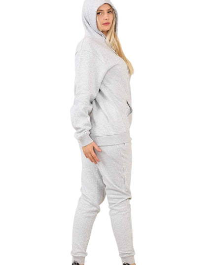 Ladies Hoodie Set - 2PC Ladies Hoodie Top & Drawstring Bottom