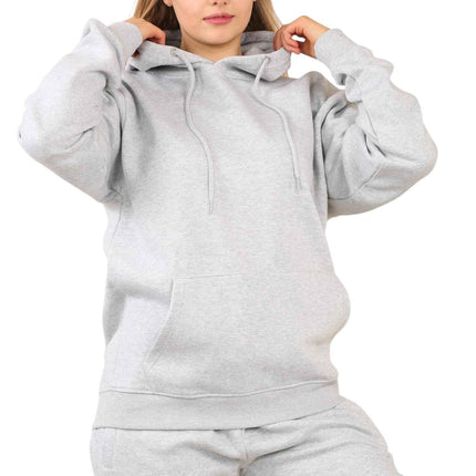 Ladies Hoodie Set - 2PC Ladies Hoodie Top & Drawstring Bottom
