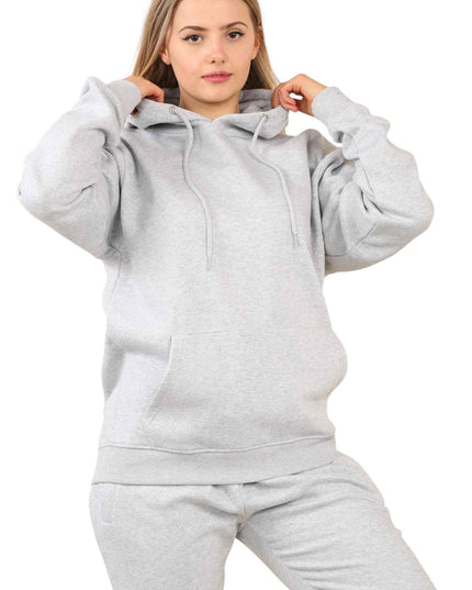 Ladies Hoodie Set - 2PC Ladies Hoodie Top & Drawstring Bottom