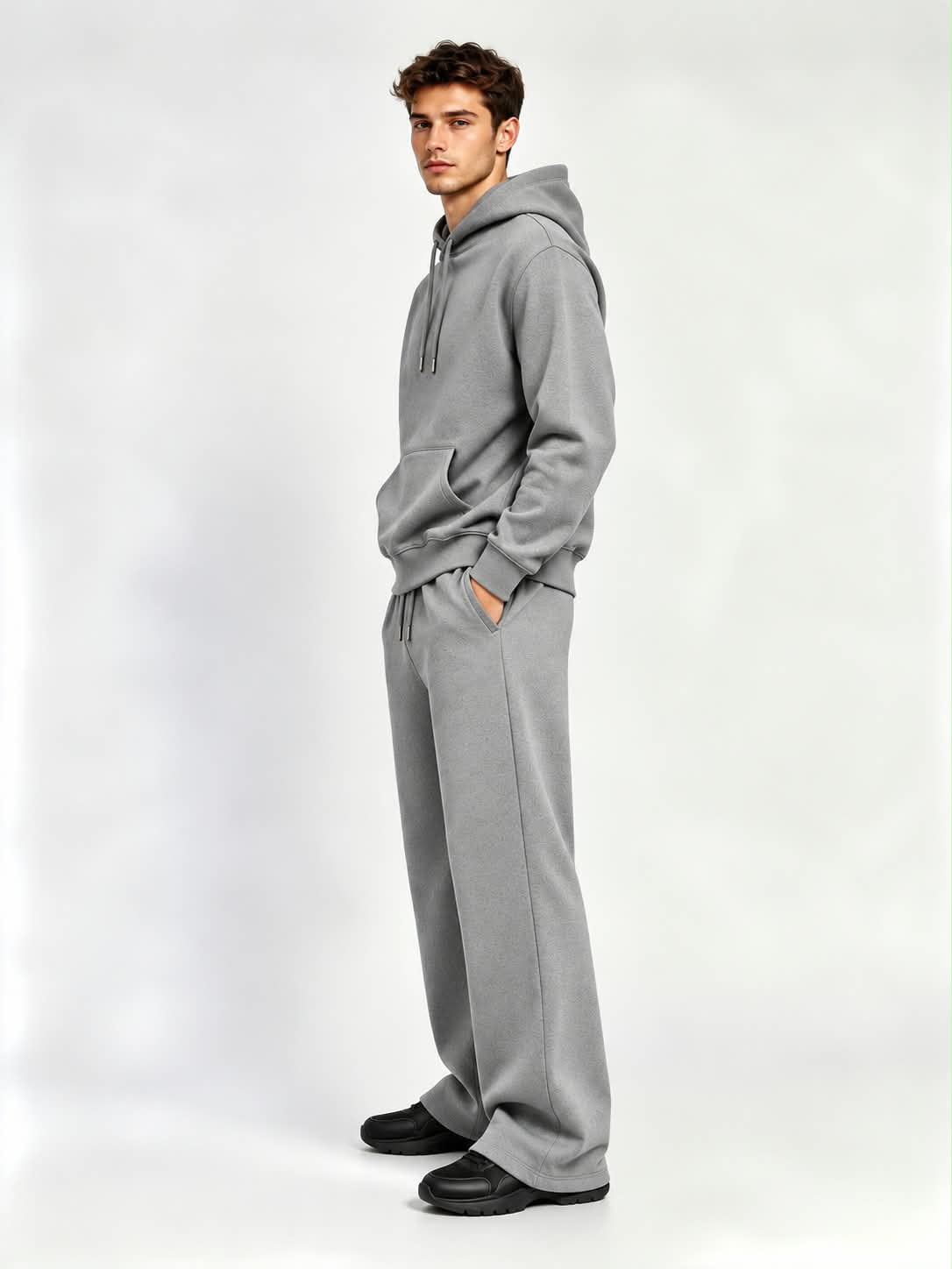 Wholesale Men's Oversized Hoodie & Joggers Tracksuit Set – Pack of 6