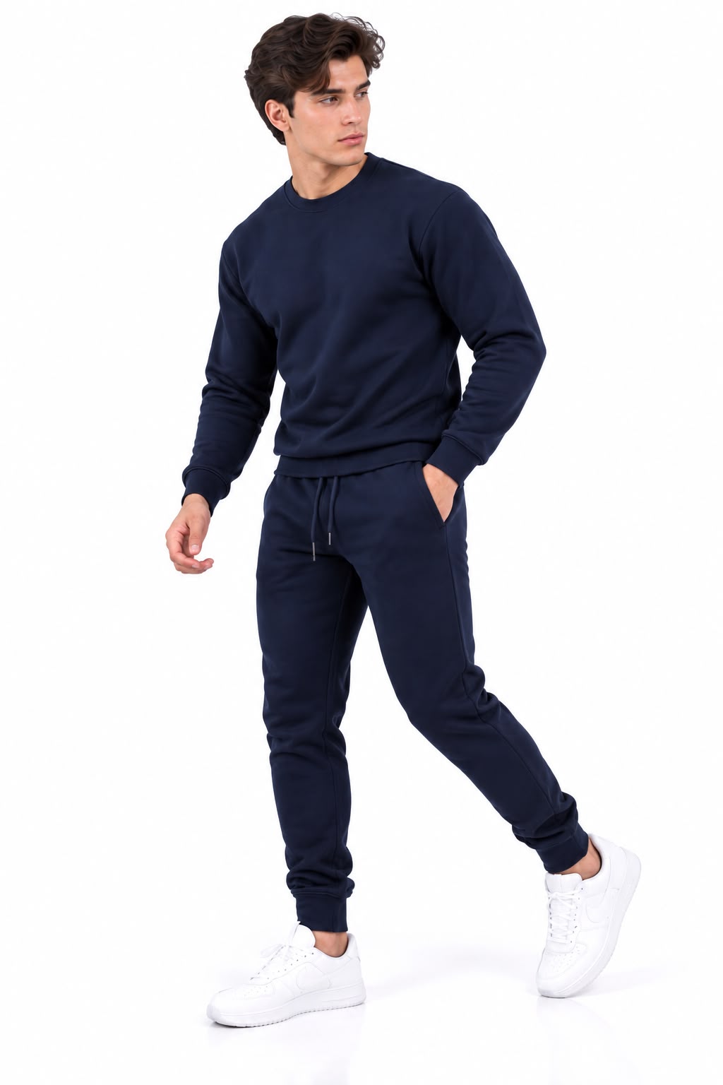Wholesale Men's Crew Neck Sweatshirt & Jogger Sets | Pack of 7
