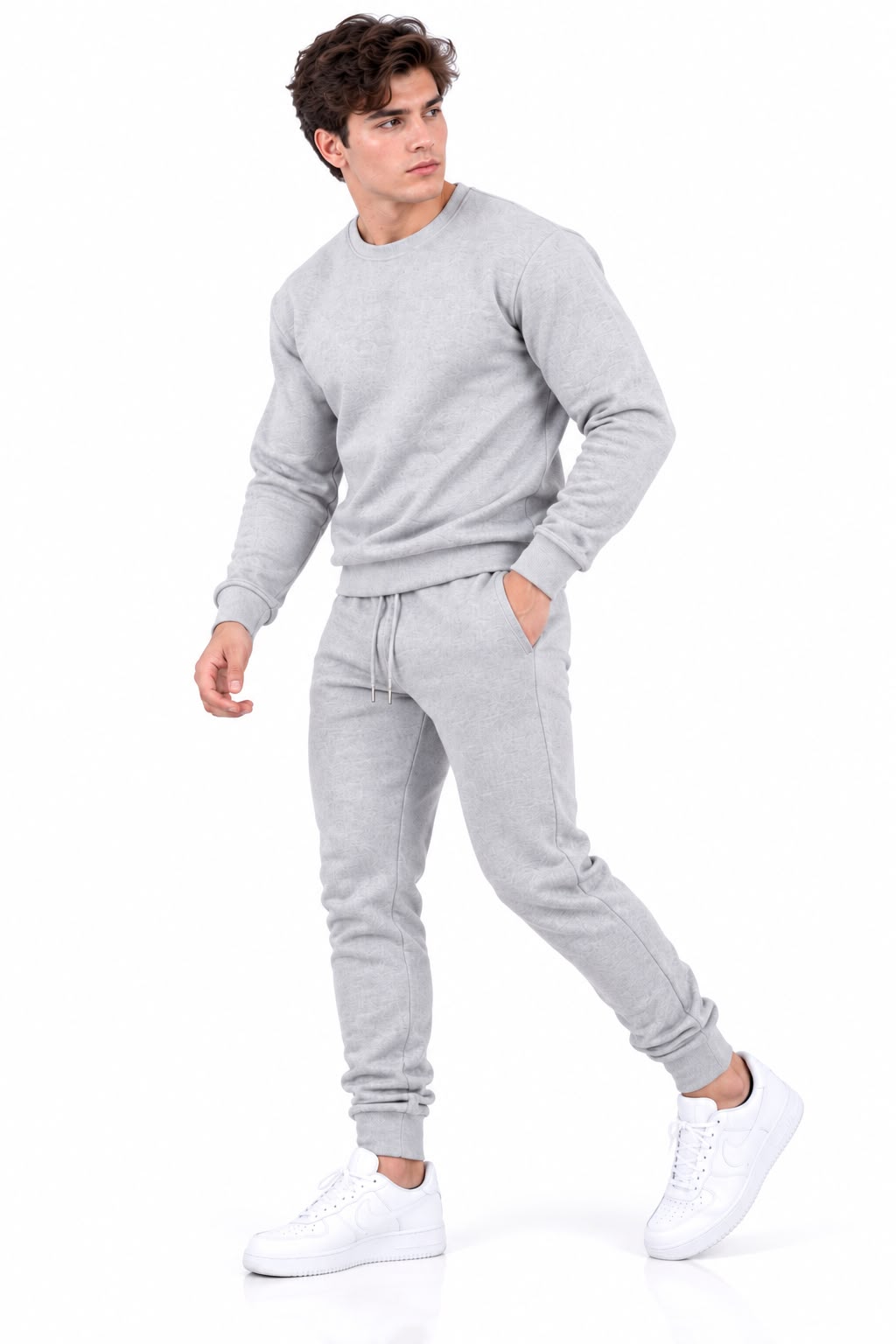 Wholesale Men's Crew Neck Sweatshirt & Jogger Sets | Pack of 7
