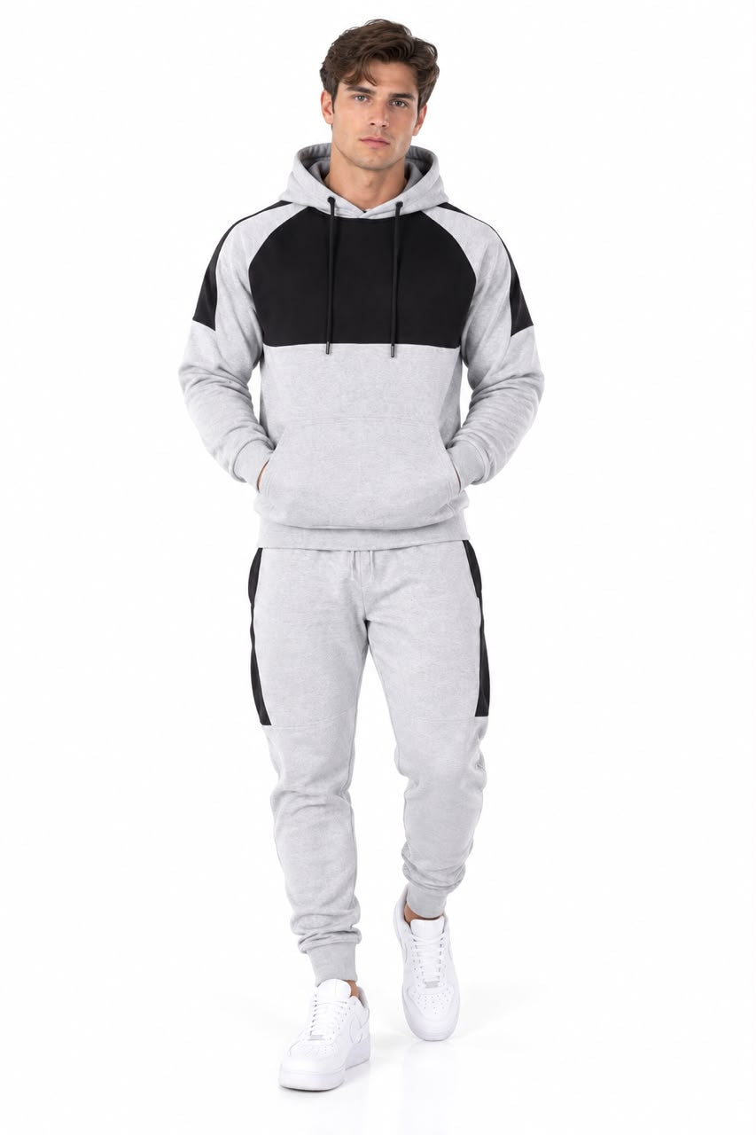 Wholesale Men's Panelled Hoodie Tracksuits | Pack of 7