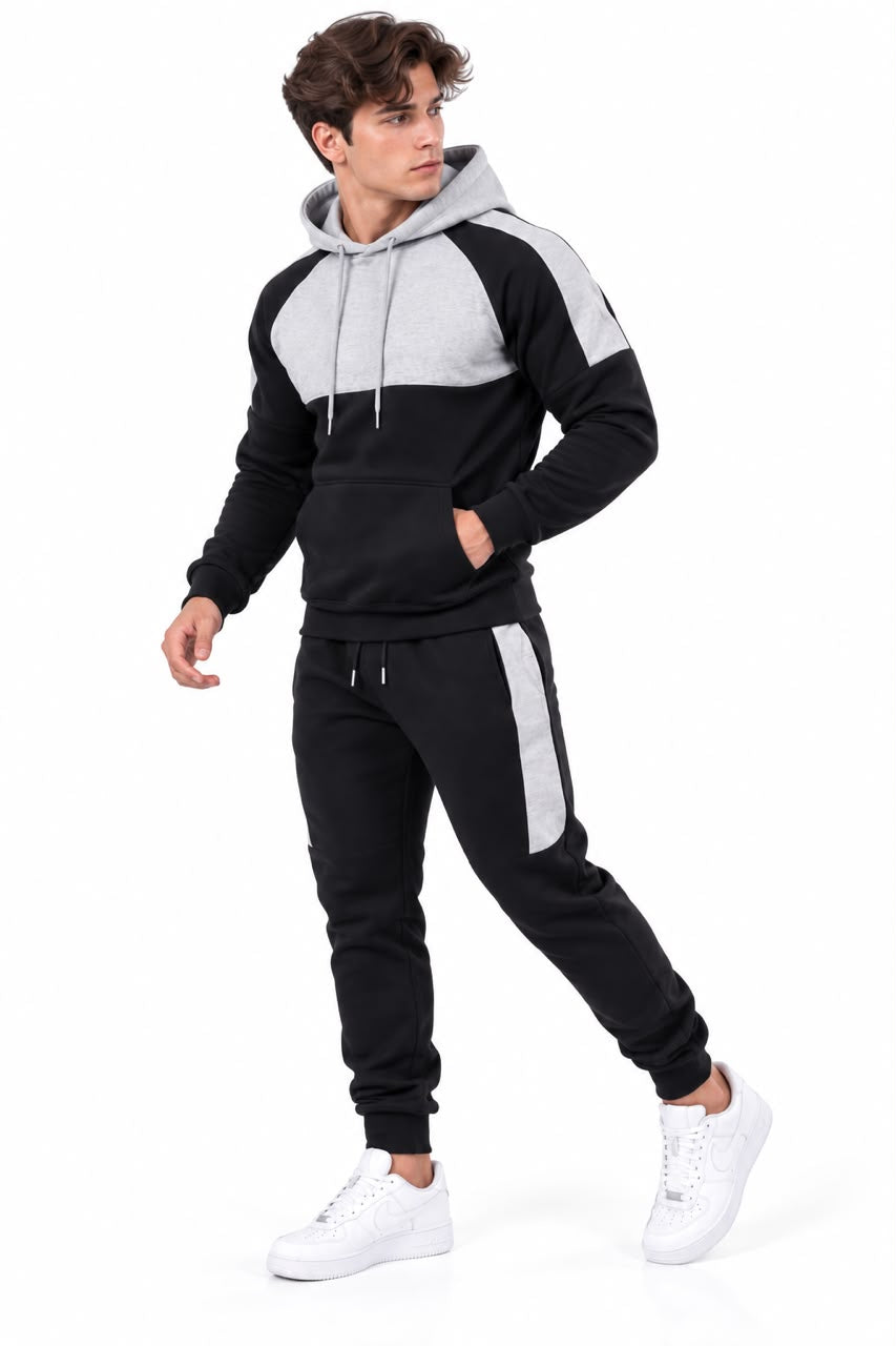 Wholesale Men's Panelled Hoodie Tracksuits | Pack of 7