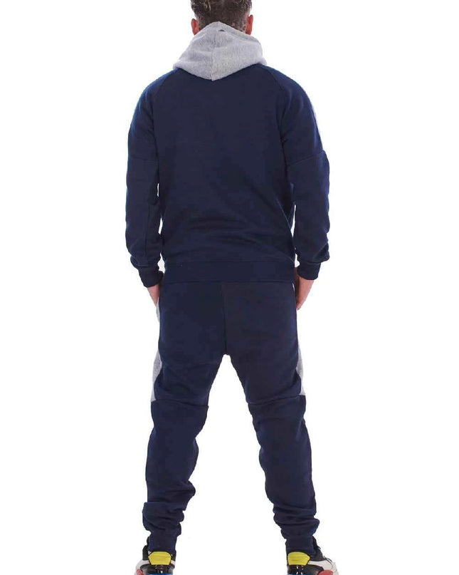 Mens Hooded Panelled Tracksuits