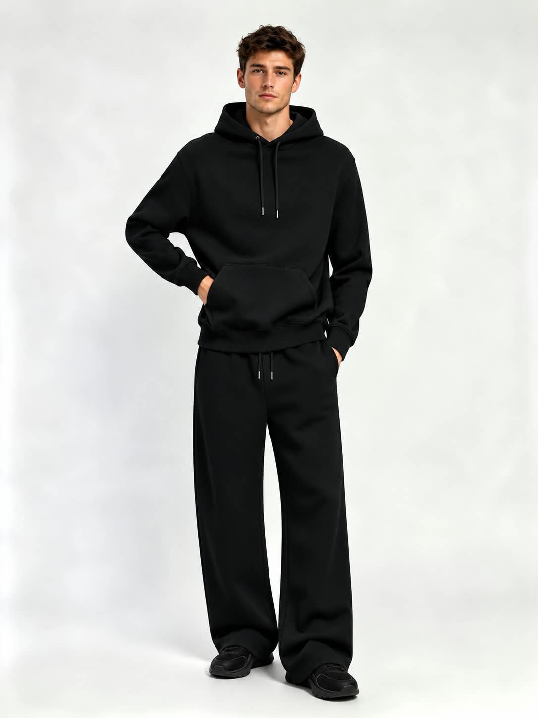 Wholesale Men's Oversized Hoodie & Joggers Tracksuit Set – Pack of 6