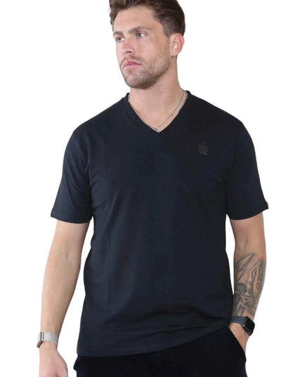 Pack of 4 Organic Cotton Men's V Neck T-Shirts