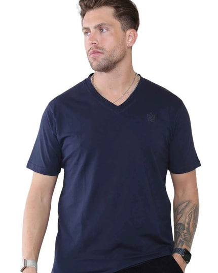 Pack of 4 Organic Cotton Men's V Neck T-Shirts