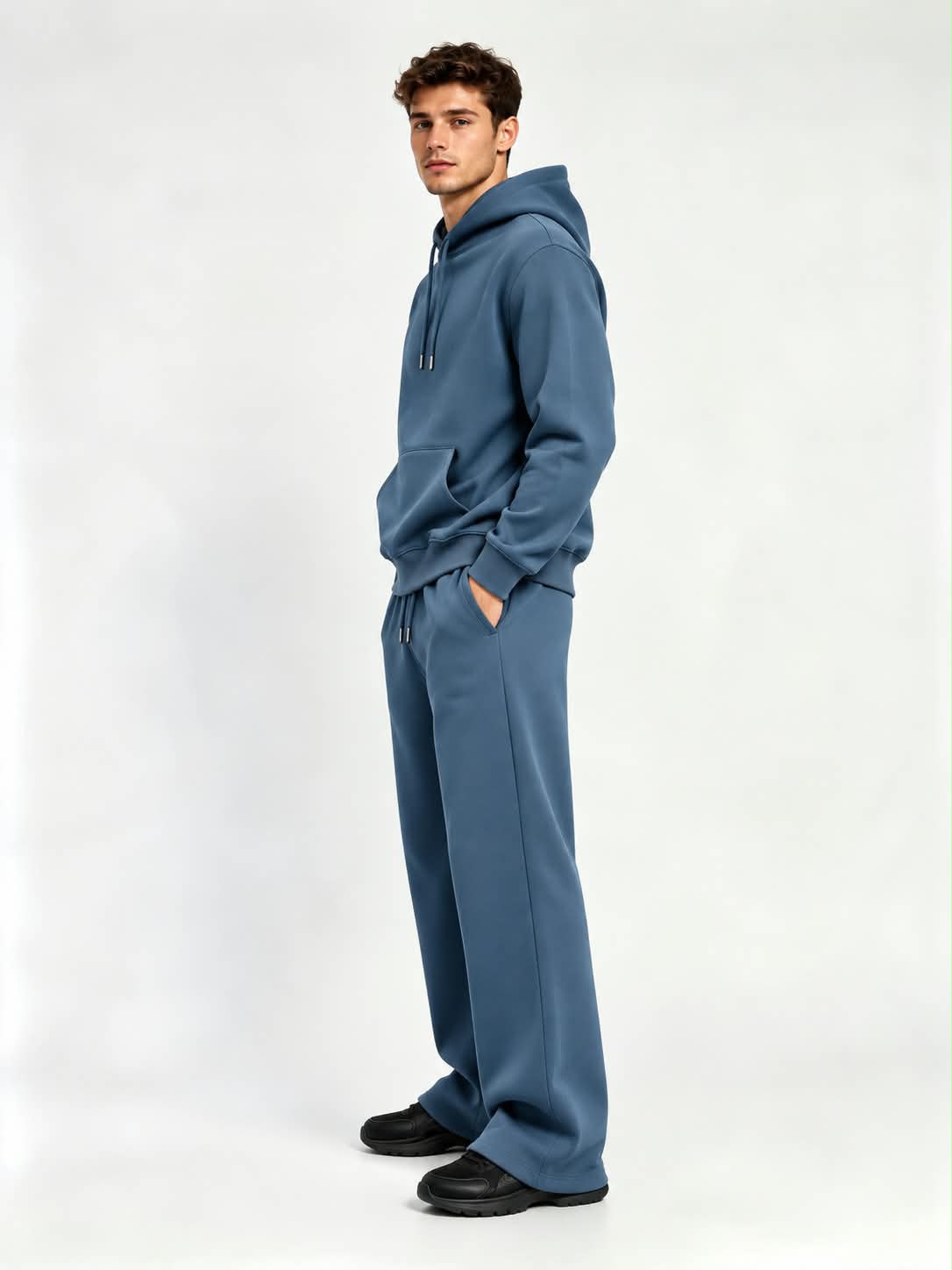Wholesale Men's Oversized Hoodie & Joggers Tracksuit Set – Pack of 6