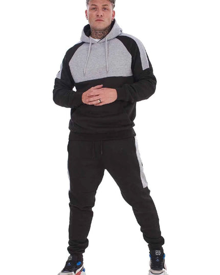 Mens Hooded Panelled Tracksuits
